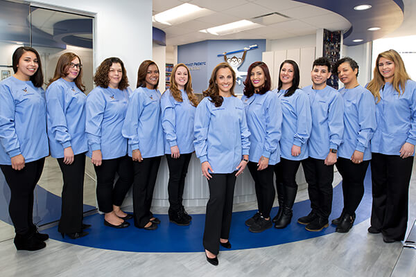 Group photo at the Pediatric Dentist in Greenwich, CT