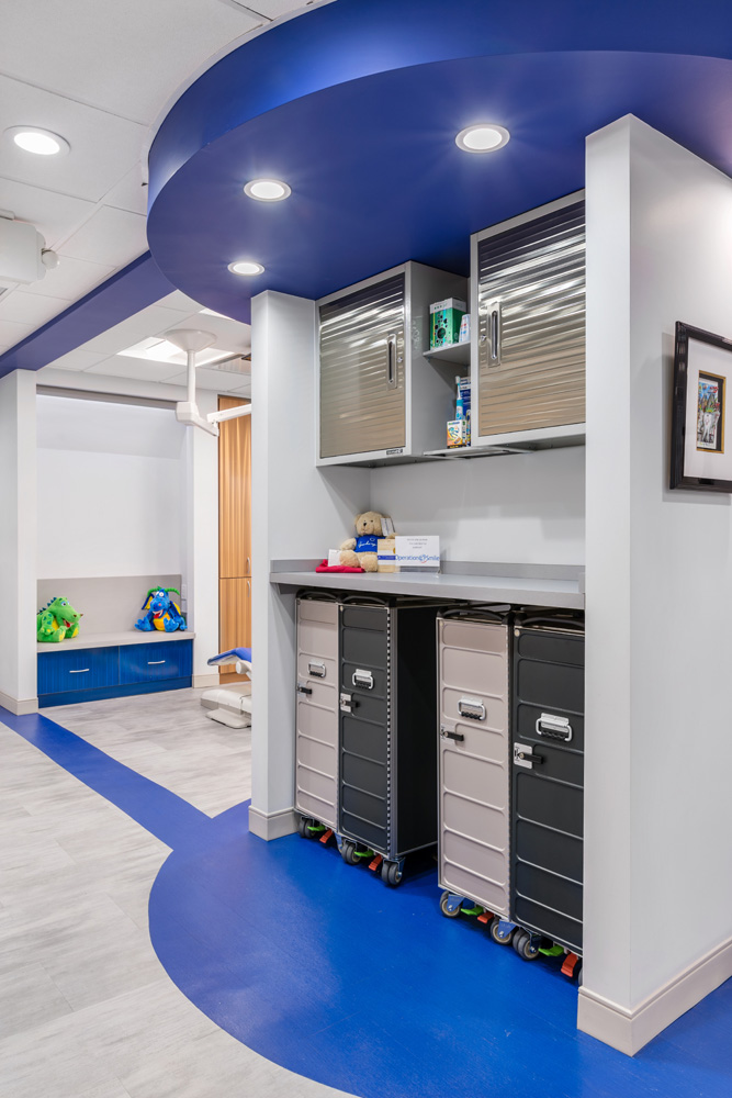 Storage Area for the Pediatric Dentist in Greenwich, CT