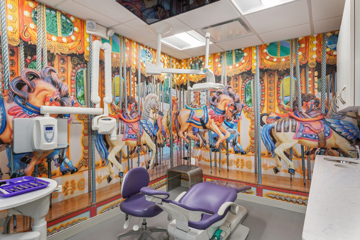 Dr. Stacy Zarakiotis' Carnival Room in Greenwich, CT